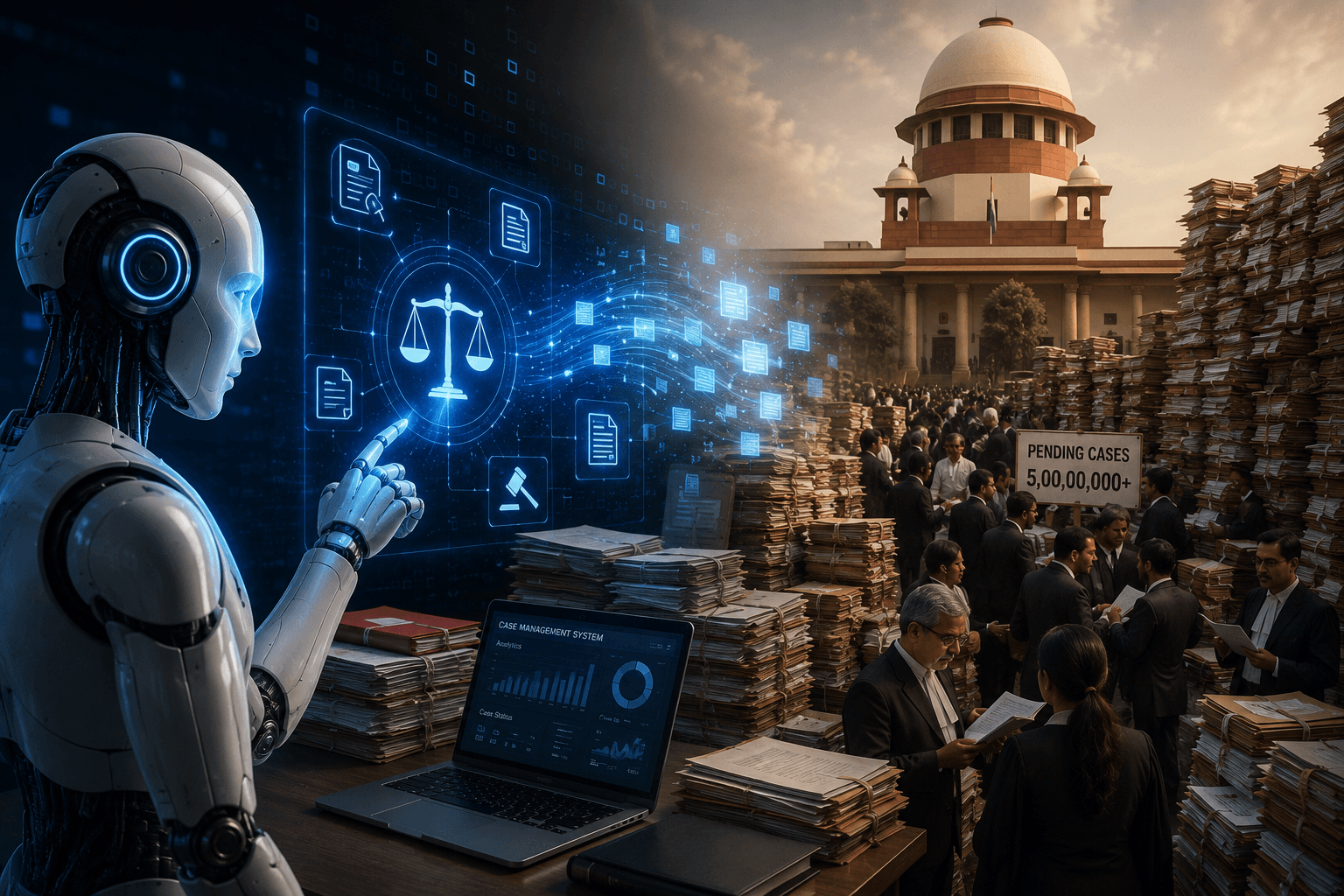 Can AI Rescue India’s Courts from Over 5 Crore Cases?