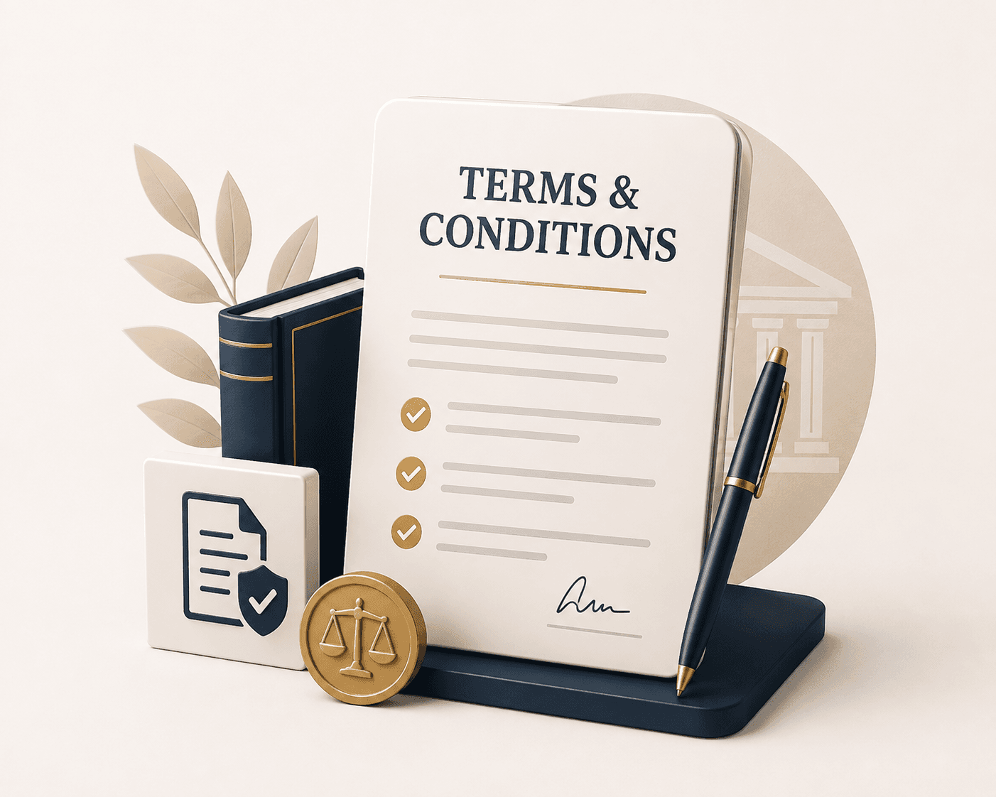 PDR Court Terms and Conditions illustration